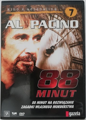 Zdjęcie oferty: 88 minut DVD Al Pacino, Alicia Witt, L. Sobieski