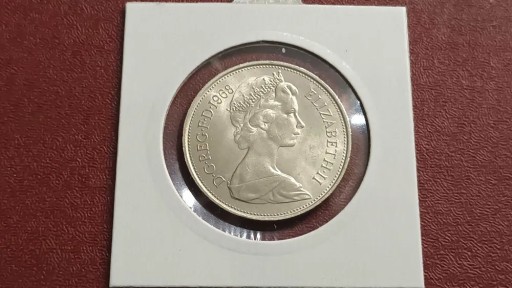 Zdjęcie oferty: Vintage D.GREG.F.D.1968 Elizabeth II.New Pence10, 