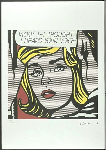 Zdjęcie oferty: Roy Lichtenstein - Vicki! - litografia