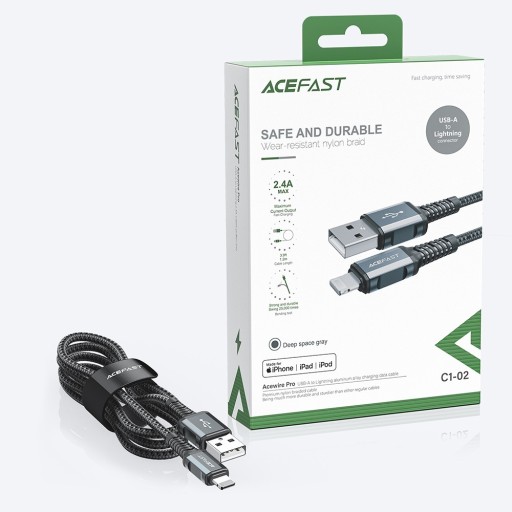 Zdjęcie oferty: Kabel przewód MFI do iPhone USB - Lightning 2.4A