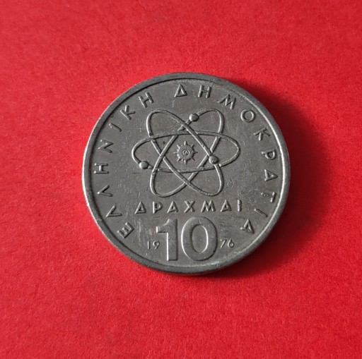 Zdjęcie oferty: Moneta 10 drachm 1976, Grecja