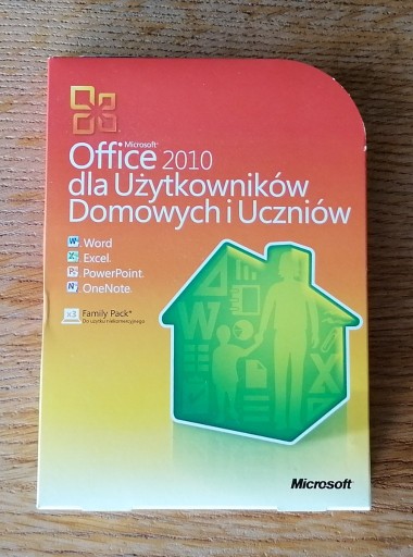 Zdjęcie oferty: Office 2010 dla Użytkowników Domowych - 3PC 