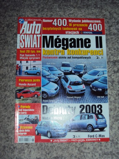 Zdjęcie oferty: Auto Świat 2003 - cały rocznik