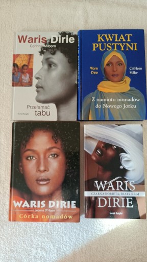 Zdjęcie oferty: Waris Dirie 4x Kwiat pustyni Córka Nomadów 