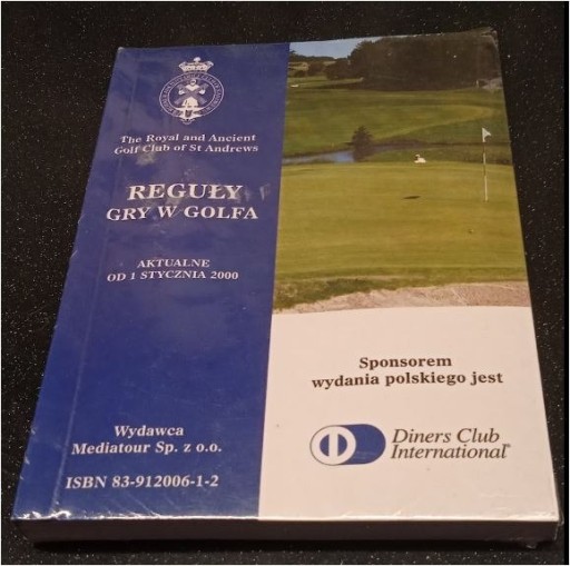 Zdjęcie oferty: Reguły gry w golfa od 1 stycznia 2000