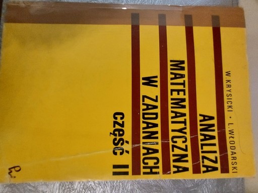 Zdjęcie oferty: Analiza matematyczna w zadaniach cz.II