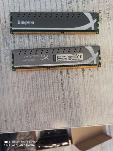 Zdjęcie oferty: Pamięć ram Hyperx,Kingston 2x4GB DDR3