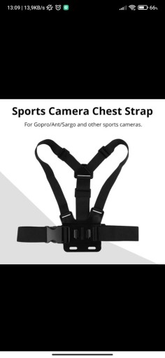 Zdjęcie oferty: Szelki na klatkę piersiową do kamer sportowych
