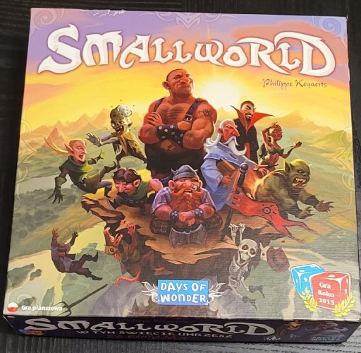 Zdjęcie oferty: Gra planszowa Small World (PL) Rebel + 2 dodatki Wielkie Damy i Royal Bonus