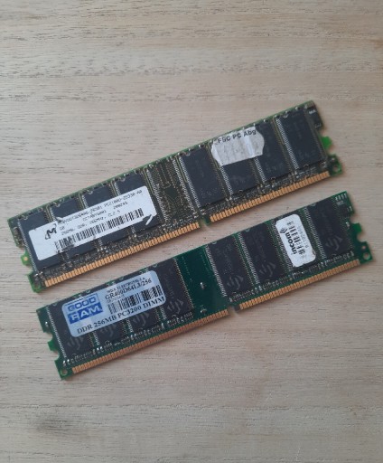 Zdjęcie oferty: 2x ram 256mb/266MHz