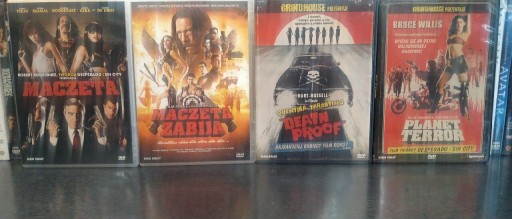 Zdjęcie oferty: Tarantino+Rodriguez DVD Maczeta 1+2/Death proof..