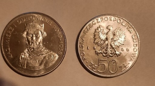 Zdjęcie oferty: Moneta 50zł z 1980r. KAZIMIERZ ODNOWICIEL