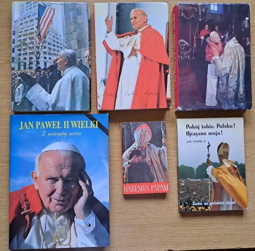 Zdjęcie oferty: 6 książek - Jan Paweł II