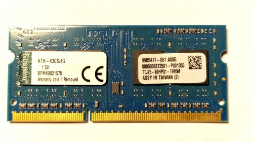 Zdjęcie oferty: Pamięć 4GB DDR3-1600 PC3-12800 DELL M6600 FVAT