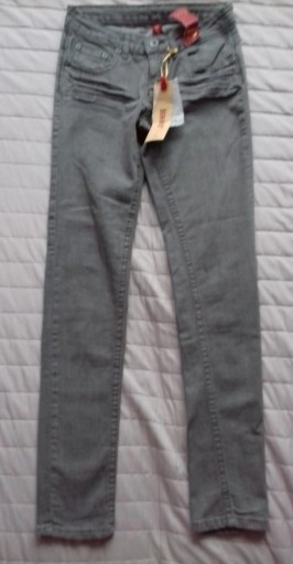 Zdjęcie oferty: DENIM Co szare spodnie jeansy rurki r.8, 36