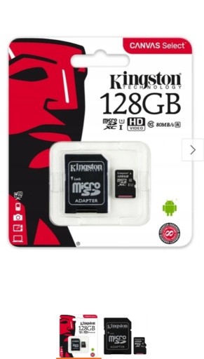 Zdjęcie oferty: Karta pamięci SDHC Kingston SDC10/128GB 128 GB