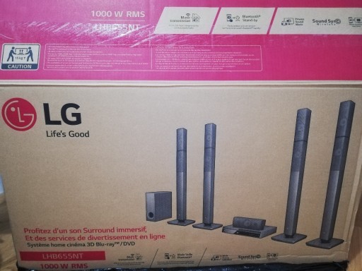 Zdjęcie oferty: kino domowe LG LHB655NT 