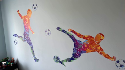 Zdjęcie oferty: Naklejki na ścianę dla dzieci chłopca Piłka Nożna