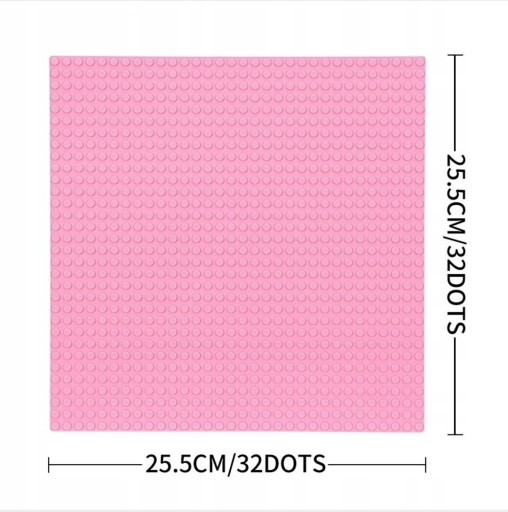 Zdjęcie oferty: Płyta konstrukcyjna 32*32 (25.5*25.5 cm). Różowa. 