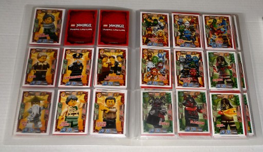 Zdjęcie oferty: Karty Lego Ninjago KOLEKCJA 156 kart + holder