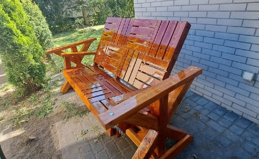 Zdjęcie oferty: Hustawka ławeczka drewniana ogrodowa tarasowa