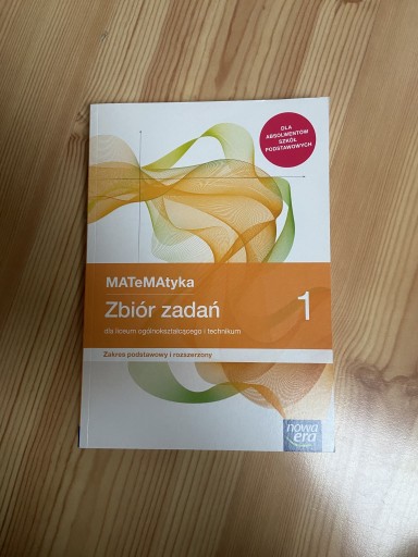 Zdjęcie oferty: matematyka zbior zadan 1 zakres rozszerzony