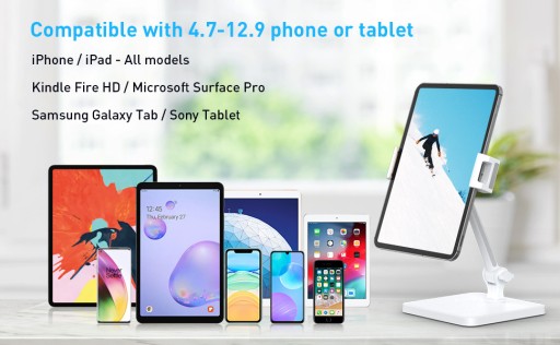 Zdjęcie oferty: Stojak z uchwytem natablet, DoubleSun 4,7''-12,9''