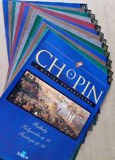 Zdjęcie oferty: Chopin i muzyka romantyczna – 13 zeszytów 