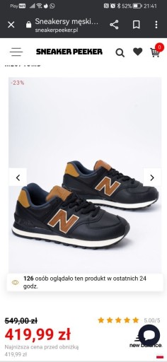 Zdjęcie oferty: Buty sportowe New Balance 40,5 wkładka 26.5