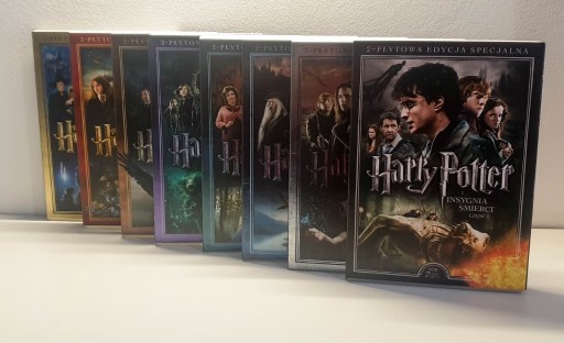 Zdjęcie oferty: Harry Potter 8 filmów 16 DVD Wyd.Kolekcjonerskie Dubbing PL