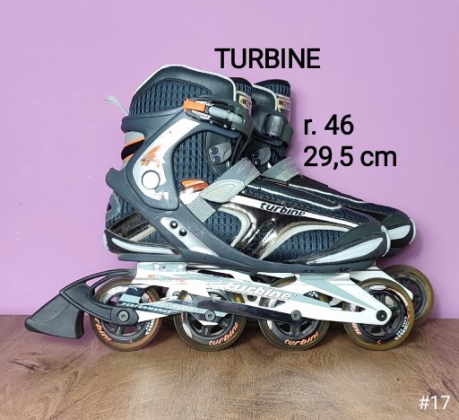 Zdjęcie oferty: Rolki TURBINE rozmiar 46 - 29,5 cm - z suwakiem 