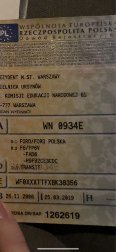 Zdjęcie oferty: Sprzedam wszystkie części do Forda Transita F6.  