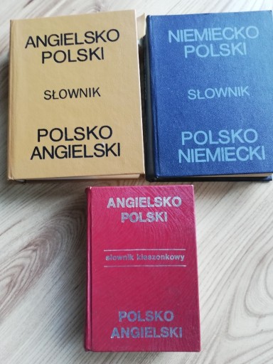 Zdjęcie oferty: Słownik niemiecko-polski - Angielsko-polski 