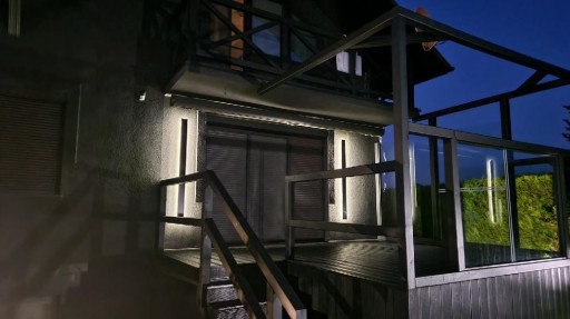 Zdjęcie oferty: Lampa elewacyjna, na taras, balkon 50 cm. Grafit