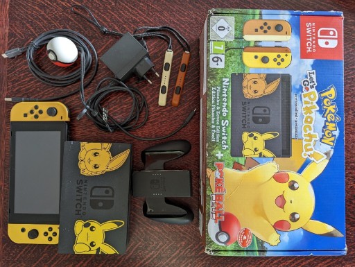 Zdjęcie oferty: Nintendo Switch edycja Pokemon Let's go Pikachu