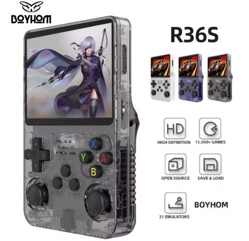 Zdjęcie oferty: Konsola do gier wideo Retro - przenośny kieszonkowy odtwarzacz R36S 64GB