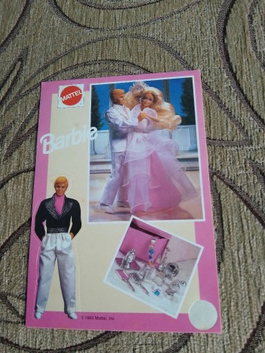 Zdjęcie oferty: Barbie naklejka pocztówka retro vintage 