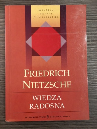 Zdjęcie oferty: F.Nietzsche Wiedza radosna