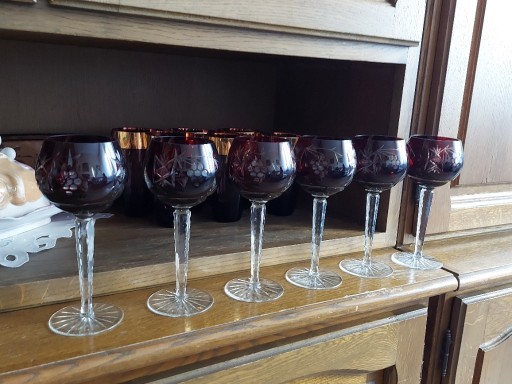 Zdjęcie oferty: Komplet kryształówych kieliszkow do wina