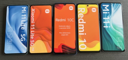 Zdjęcie oferty: Zestaw 5 atrap telefonów Xiaomi