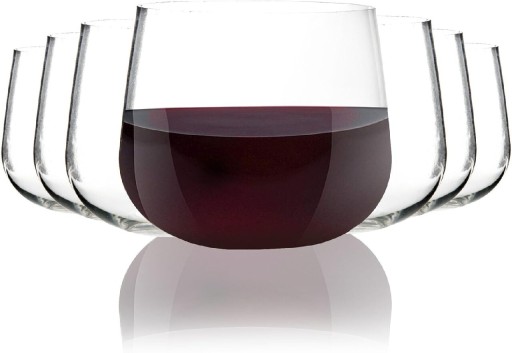 Zdjęcie oferty: Plastikowe kieliszki do czerwonego wina 12 szt