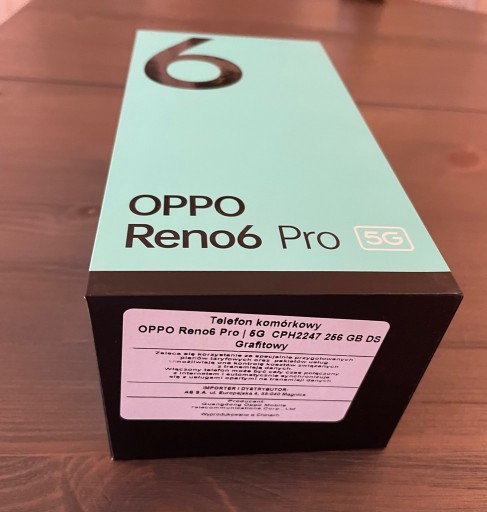 Zdjęcie oferty: Oppo Reno6 PRO 5G 12GB/256GB szary