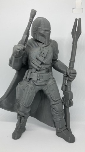 Zdjęcie oferty: Mandalorian figurka do malowania druk 3D