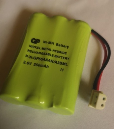 Zdjęcie oferty: Akumulator GP T207 550mAh 3,6V NiMH battery 3,6v