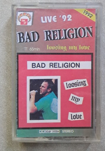 Zdjęcie oferty: Bad Religion - Loosing My Love - Live 92 kaseta