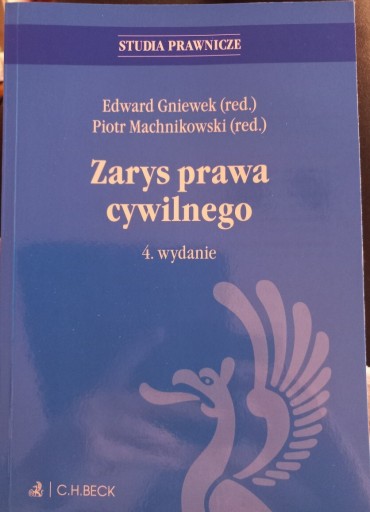 Zdjęcie oferty: Zarys prawa cywilnego.  E. Gniewek 2021