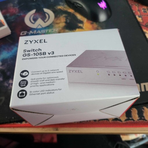 Zdjęcie oferty: Switch Zyxel GS-105B V3 (5x10/100/1000Mbit