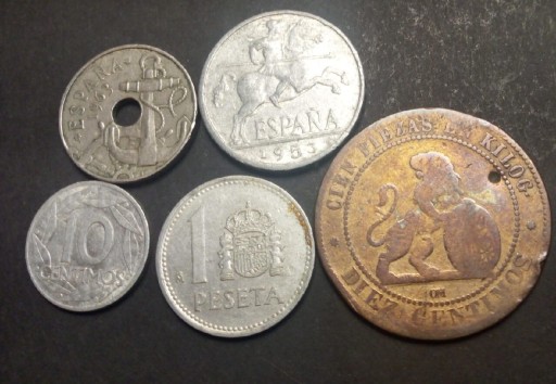 Zdjęcie oferty: Zestaw monet Hiszpania
