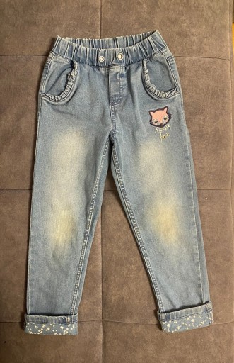 Zdjęcie oferty: Spodnie jeansowe dziewczęce - rozm. 116