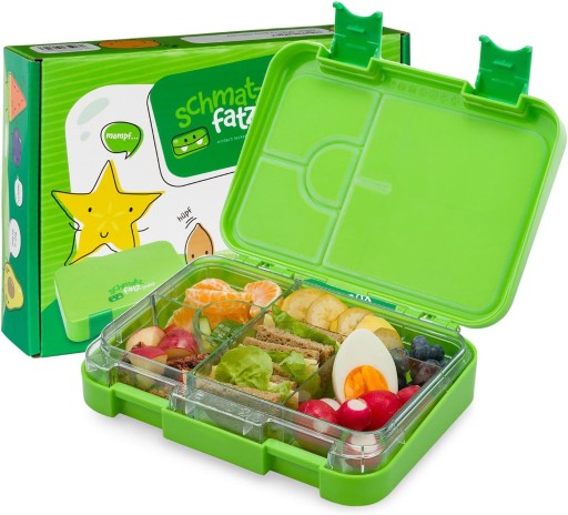 Zdjęcie oferty: Śniadanówka, lunchbox, 6 przegródek, bez BPA